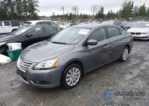 2015 Nissan Sentra Sv from USA, damaged, VIN 3N1AB7APXFY381716